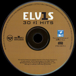 ELV1S - 30 #1 Hits - India 2002 - BMG 07863 68079-2