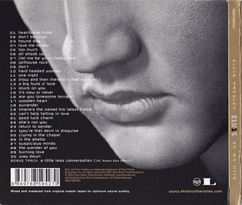 ELV1S - 30 #1 Hits - Thailand 2010 - Sony Legacy 88697685952 - Elvis Presley CD