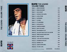 CD 3 - Elvis The Legend (Reissue) - Germany 1985 - RCA PD 89000 (89061/89062/89063)