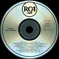 ELVIS - USA 1993 - BMG PCD1-5199 - Elvis Presley CD