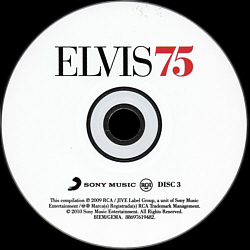 Elvis 75 (3 CD) - Malaysia 2010 - Sony 88697619482 - Elvis Presley CD