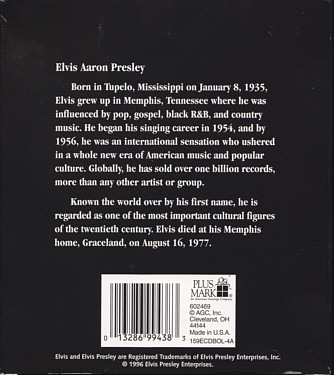Elvis 77-97 - The Legend Lives On (5 CD Singles) -BMG 7863527652  USA 1997 - Elvis Presley CD