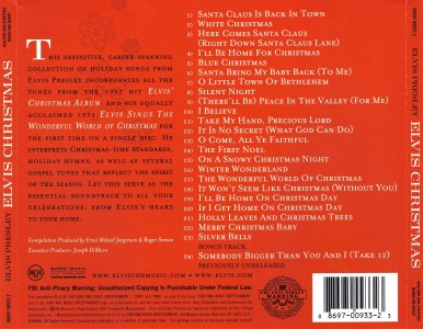 Elvis Christmas - USA 2006 - Wal*mart - Sony/BMG 88697 00933 2 - Elvis Presley CD