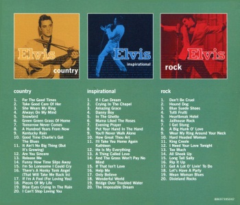Elvis country-inspirational-rock - EU 2008 - Sony/BMG 88697395042