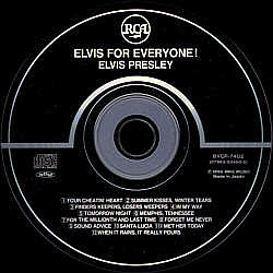 Elvis For Everyone! - BMG BVCP-7402 - Japan 1995