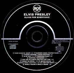 Elvis For Everyone! - BMG 07863 53450 2 - USA 1995