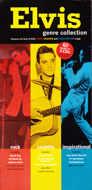 Elvis genre collection rock, country inspirational - USA 2006 - Sony-BMG Sony-BMG 82876827152 - Elvis Presley CD