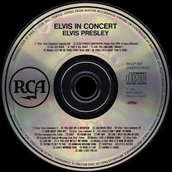 Elvis In Concert - BVCP-601 - Japan 1993