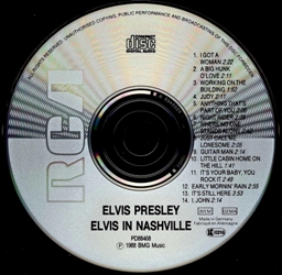 Elvis In Nashville - PD 88468 - Germany 1989