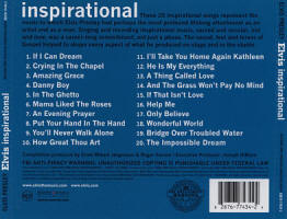 Elvis inspirational - Sony/BMG 82876 77434 2 - USA 2006