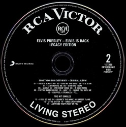 Disc 2 - Elvis Is Back! (Legacy Edition) - Canada 2011 - Sony 88697853002