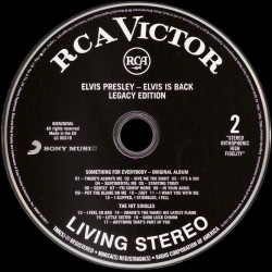 Disc 2 - Elvis Is Back! (Legacy Edition) - EU 2011 - Sony 88697 85300 2