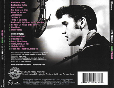 ELVIS PRESLEY (remastered and bonus) - USA 2010 - Elvis Presley CD