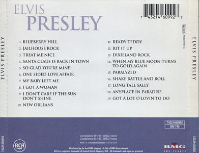 Elvis Presley - CD Collection - France 1997 - BMG 74321 46099 2 - Elvis Presley CD