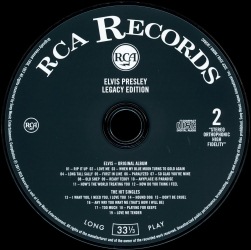 Disc 2 - ELVIS PRESLEY - Legacy Edition - Japan 2011 - Sony Music Japan SICP 3347~8