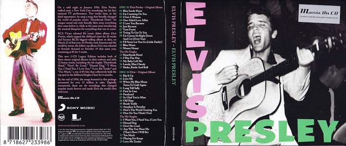 Elvis Presley (Legacy Edition) - Music On CD 2022 - Sony Legacy Sony Legacy 8718627233986 / MOCDCD14180 - Elvis Presley CD