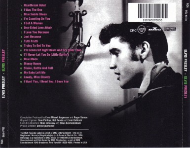 ELVIS PRESLEY (remastered and bonus) - BG2 67735 - Columbia House Music Club - USA 1999