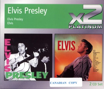 Elvis Presley x2 Platinum - Elvis Presley / Elvis - Sony BMG 82876738292 - Canada 2006