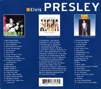 Elvis Presley 3 CD Originaux - France 2007 - Sony/BMG 88697133132