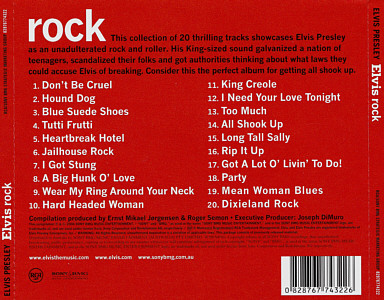 Elvis Rock - Australia 2006 - Sony/BMG 82876 77432 2 - Elvis Presley CD