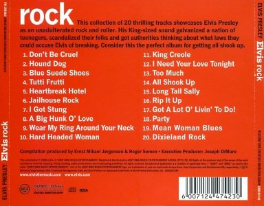 Elvis Rock - South Africa 2006 - Sony/BMG CDRCA 7149