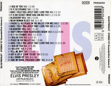 Stereo '57 (Essential Elvis, Vol. 2) - Australia 1992 - BMG PD90250 - Elvis Presley CD