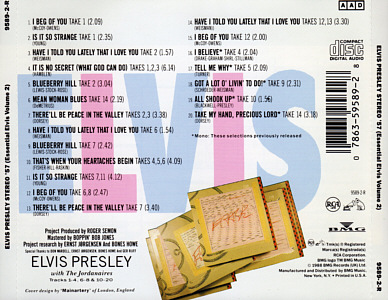 Stereo '57 (Essential Elvis, Vol. 2) - USA 1996 - BMG 9589-2-R