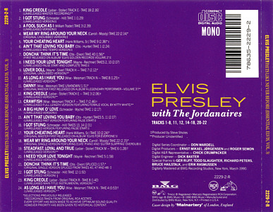 Hits Like Never Before (Essential Elvis, Vol. 3) - BMG 9589-2-R - USA 1994 - Elvis Presley CD