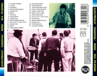 Essential Elvis - Germany 1987 - BMG PD 89980