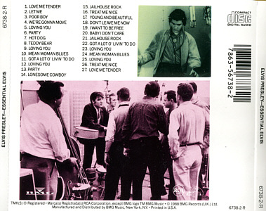 Essential Elvis - USA 1989 - BMG 6738-2-R - Elvis Presley CD