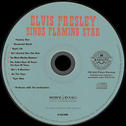 Elvis Sings Flaming Star - USA 2006 - Sony/BMG A 681609
