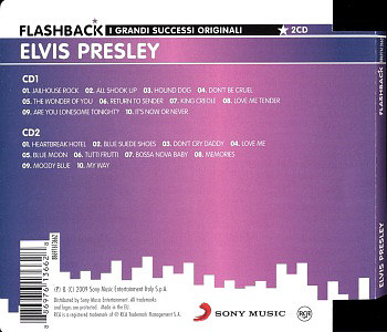Flashback - I Grandi Successi Originali - Italy 2009 - Sony 88697613662 - Elvis Presley CD