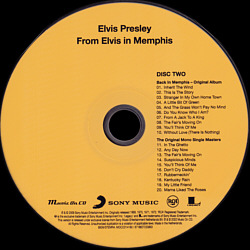 From Elvis In Memphis - Music On CD Sony Legacy 8718627233863 / MOCDCD14160  - Netherlands  2022 - Elvis Presley CD