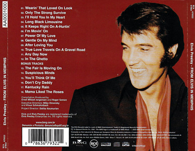 From Elvis In Memphis (remastered and bonus) - Brazil 2003 - Elvis Presley CD