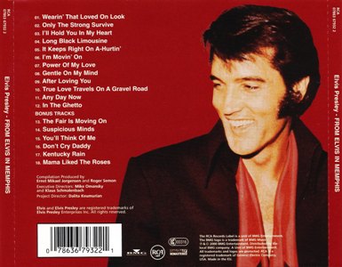 From Elvis In Memphis (remastered and bonus) - EU 2000 - BMG 07863 67932 2