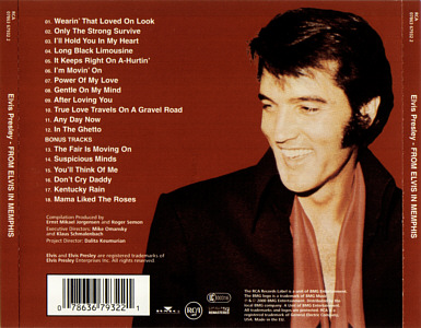 From Elvis In Memphis (remastered and bonus) - EU 2004 - Elvis Presley CD