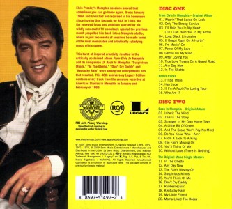 From Elvis In Memphis - 40th Anniversary Legacy Edition - USA 2009 - Sony 88697 51497-2