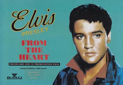 From The Heart - New Zealand Phonecard and CD Presentation Box 1993 - BMG PD 90642 - Elvis Presley CD