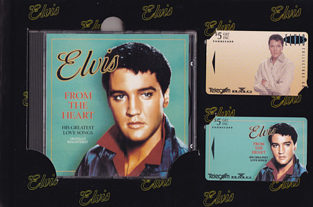 From The Heart - New Zealand Phoecard Box 1993 - BMG PD 90642 - Elvis Presley CD