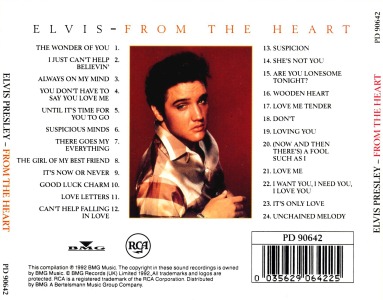 From The Heart - UK 1992 - BMG PD 90642