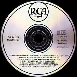   G.I. Blues (Columbia Record Club) - Canada 1995 - BMG BG2 3735 - Elvis Presley CD