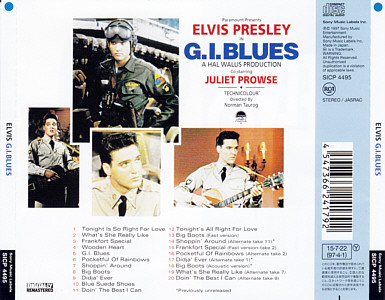 G.I. Blues - Japan 2015 - Sony Music SICP 4495 - Elvis Presley CD