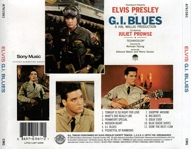 G.I. Blues - Sony A761561 - USA 2010 - Elvis Presley CD