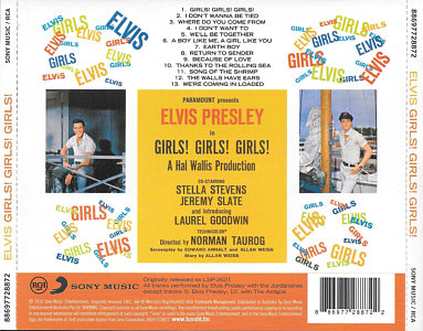 Girls! Girls! Girls - Australia 2010 - Sony 88697728872 - Elvis Presley CD