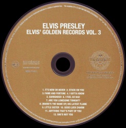 Elvis' Golden Records Vol. 3 - USA 2007 - Sony/BMG 88697 07422 2