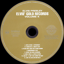 Elvis' Gold Records Vol. 4 - USA 2007 - Sony/BMG 88697 07420 2