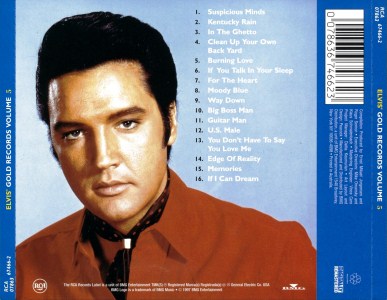 Elvis' Elvis' Gold Records, Volume 5 (remastered and bonus) - Australia 1997 - BMG 07863 67466 2Records Volume 5 (remastered + bonus) - BMG 07863 67466 2 - Australia 1997