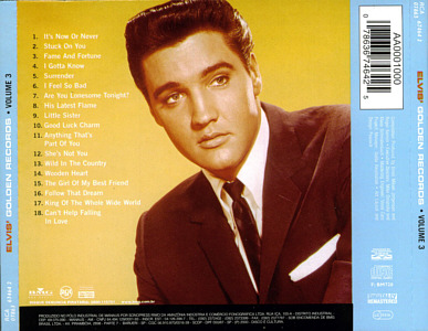 Elvis' Golden Records, Volume 3 (remastered and bonus) - Brazi 2003 - BMG  07863 67464 2 - Elvis Presley CD