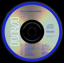 Elvis' Golden Records - Australia(Japan) 1985 - RCA PCD1-5196