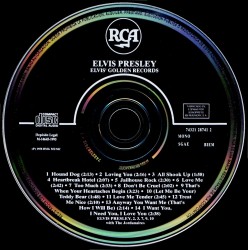 Elvis' Golden Records - Spain 1995 - BMG 74321 28741 2